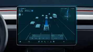 Beschermglas Pixsel Op de monitor TESLA MODEL Y - 16“ 2025 -