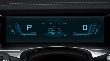 Beschermglas Pixsel Op het dashboard KGM TORRES - 13.4“ 2023 -