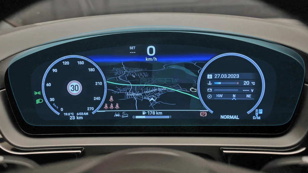 Beschermglas Pixsel Op het dashboard PORSCHE PANAMERA - 15.2“ 2024 -