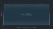 Verre protecteur Pixsel sur le moniteur VOLKSWAGEN ID. BUZZ - 13.3“ 2022 -