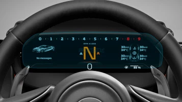 Beschermglas Pixsel Op het dashboard MCLAREN 750S - 11.6“ 2023 -