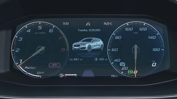 Beschermglas Pixsel Op het dashboard CUPRA LEON - 9.9“ 2020 - 2024