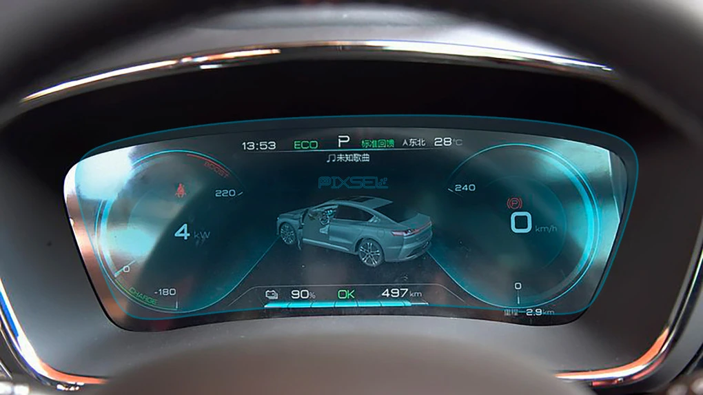 Beschermglas Pixsel Op het dashboard BYD HAN - 12“ 2022 -