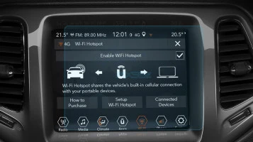 Beschermglas Pixsel Op de monitor JEEP COMPASS - 8.1“ 2017 - 2021
