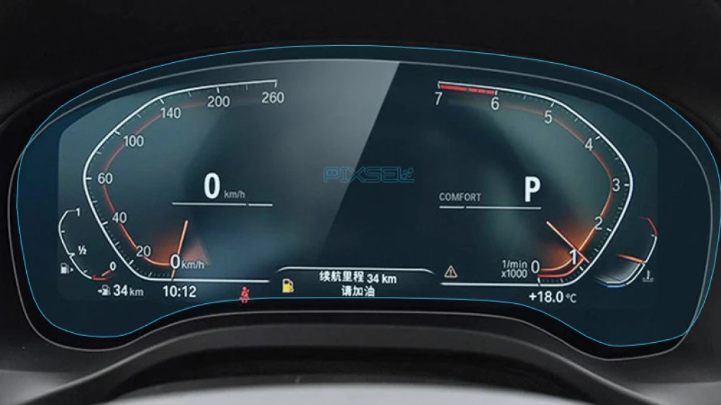 Beschermglas Pixsel Op het dashboard BMW 6 / M6 - 14.3“ 2017 - 2020 (G32)