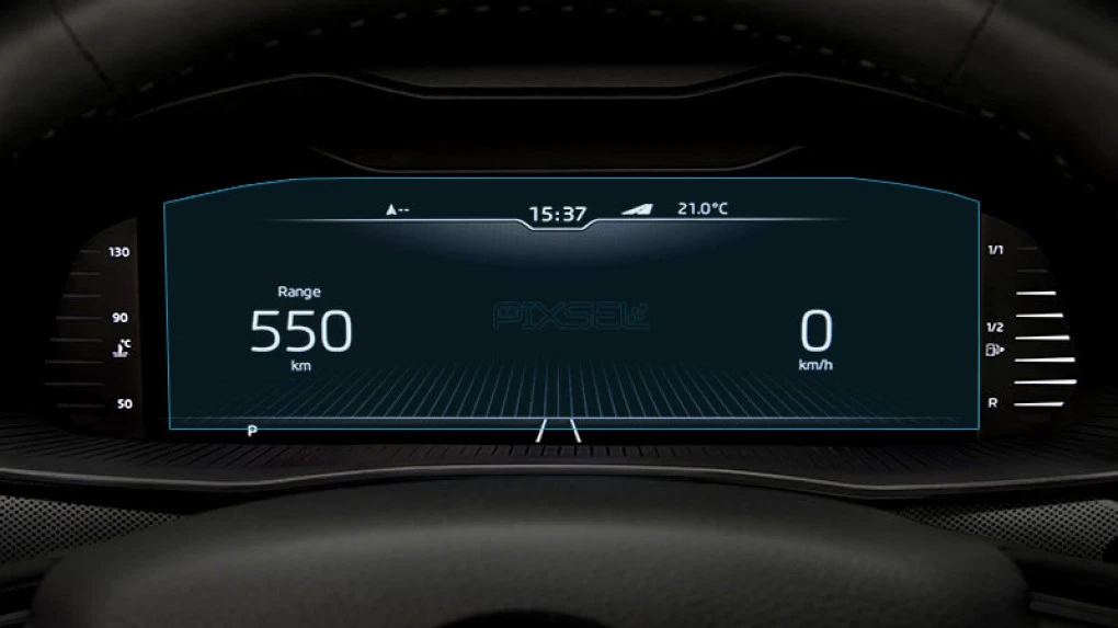Beschermglas Pixsel Op het dashboard SKODA KAMIQ - 9.9“ 2023 -