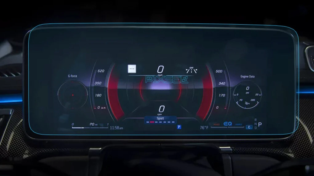 Beschermglas Pixsel Op het dashboard MERCEDES BENZ S-CLASS - 15.4“ 2020 -