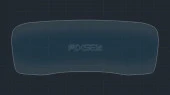Protective glass Pixsel for dashboard HYUNDAI SANTA FE - 12.8“ 2020 - 2023