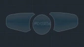 Beschermglas Pixsel Op het dashboard PORSCHE CAYENNE - 17.4“ 2018 - 2022