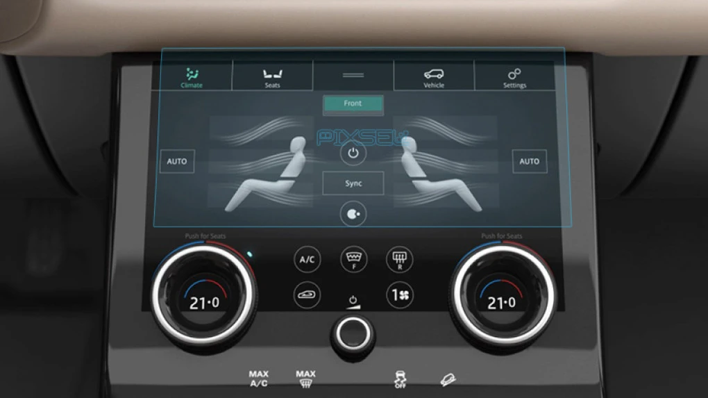 Beschermglas Pixsel Voor klimaatcontrole LAND ROVER RANGE ROVER EVOQUE - 10.6“ 2019 - 2023