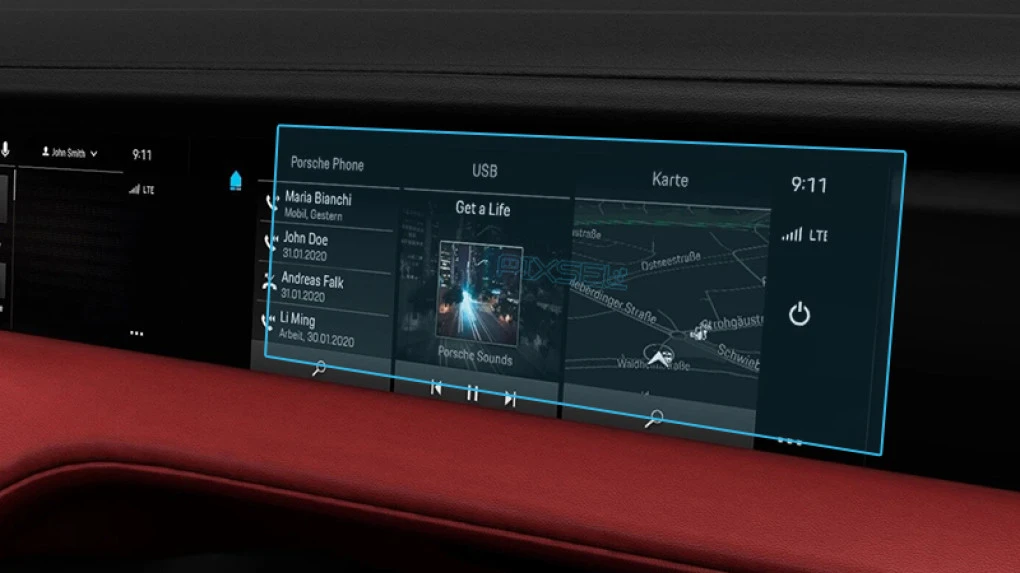 Beschermglas Pixsel Voor de passagiersmonitor PORSCHE TAYCAN - 12.3“ 2020 -