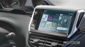 Beschermglas Pixsel Op de monitor PEUGEOT 208 - 6.9“ 2015 - 2017