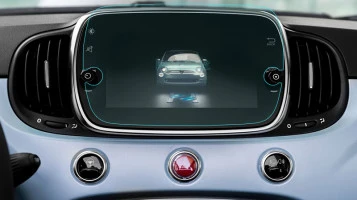 Beschermglas Pixsel Op de monitor FIAT 500 - 9.6“ 2017 - (312)