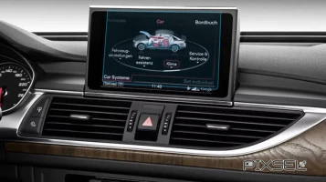 Beschermglas Pixsel Op de monitor AUDI A6 / S6 / RS6 - 7.7“ 2011 - 2014