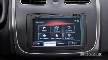 Beschermglas Pixsel Op de monitor RENAULT LOGAN - 6.9“ 2014 - 2016