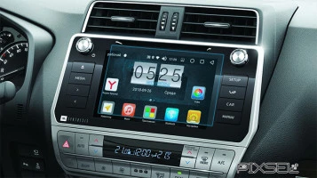 Beschermglas Pixsel Op de monitor TOYOTA PRADO - 8“ 2018 - 2019