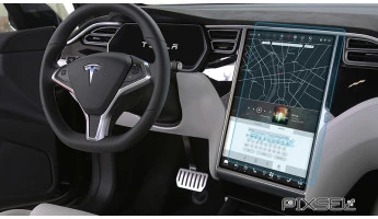 Beschermglas Pixsel Op de monitor TESLA MODEL S - 16.8“ 2012 - 2015