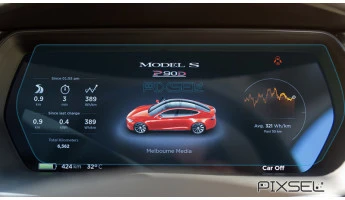 Verre protecteur Pixsel sur le tableau de bord TESLA MODEL S - 11.8“ 2012 - 2015
