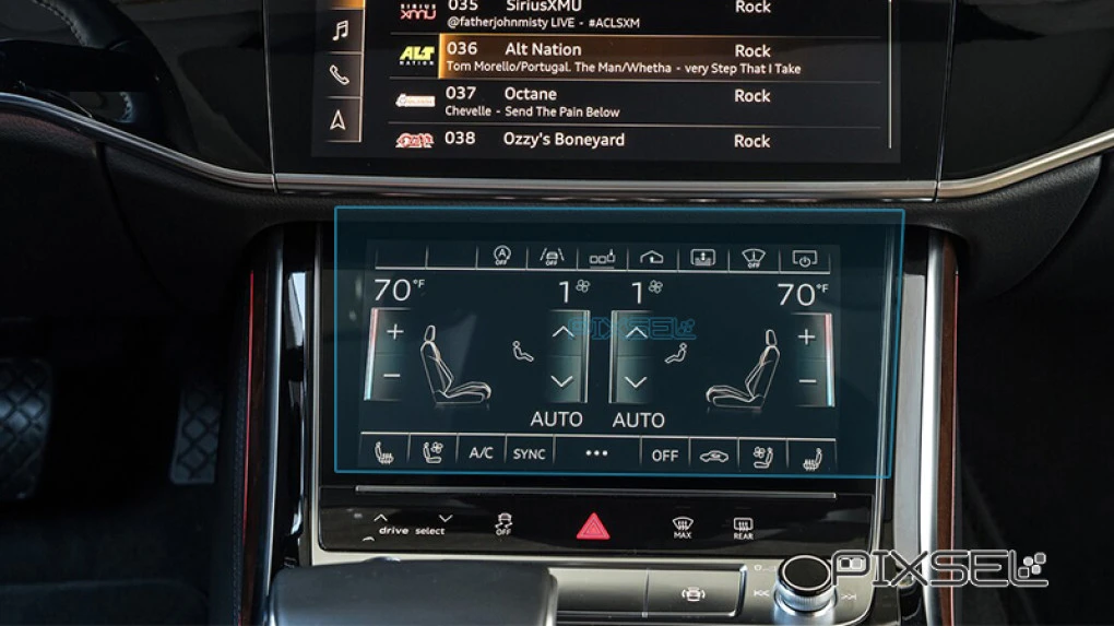 Beschermglas Pixsel Voor klimaatcontrole AUDI A8 / S8 - 10.2“ 2018 - 2023