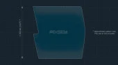 Verre protecteur Pixsel sur le moniteur RENAULT RAFALE - 14.6“ 2023 -