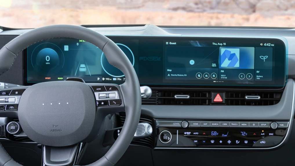 Verre protecteur Pixsel sur le moniteur HYUNDAI IONIQ 5 - 27.4“ 2024 -