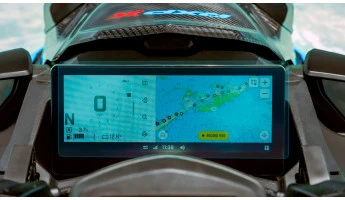 Verre protecteur Pixsel pour le compteur du jet ski BRP SEA-DOO RXP-X 325 2025 + 10.25“
