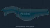 Protective glass Pixsel for MBUX Hyperscreen (2 parts) MERCEDES BENZ EQE - 48.9“ 2022 -