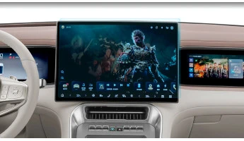 Verre protecteur Pixsel sur le moniteur DENZA N8L - 18“ 2025 -