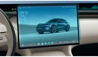 Verre protecteur Pixsel sur le moniteur XIAOMI YU7 - 16.7“ 2025 -