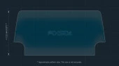 Protective glass Pixsel for monitor NISSAN ALTIMA - 10.8“ 2018 - 2022